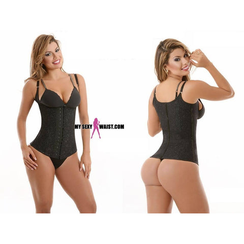 MYSEXYWAIST SEXY LACE ME SNATCH LATEX VEST CINCHER (THIN STRAP) - The Mysexywaist.com Store