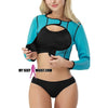 Neoprene Top Long Sleeve Arm Compression Shaper - The Mysexywaist.com Store